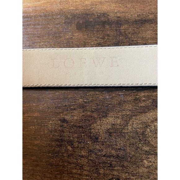 Vintage Loewe Classic Black Polish Leather Belt 70/ 33” - Picture 5 of 9